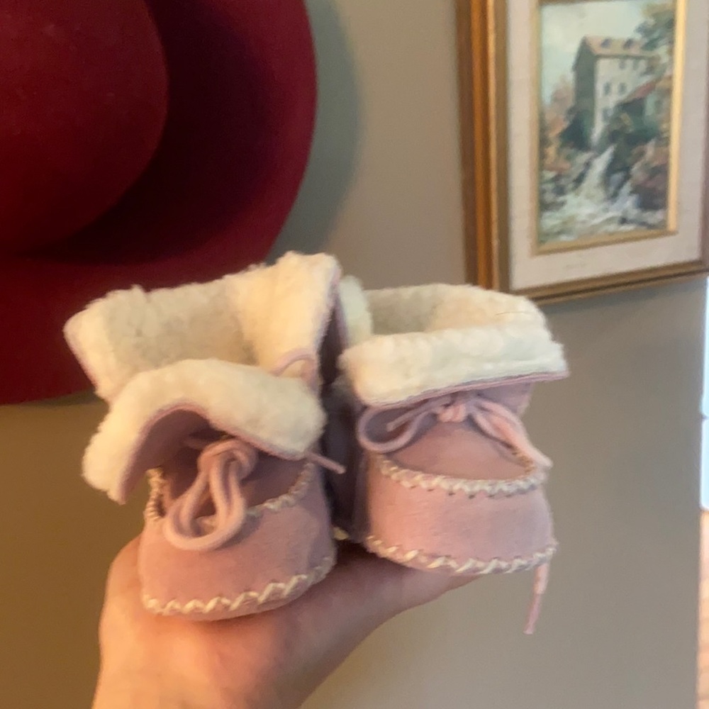 Ralph Lauren baby booties - Picture 1 of 3